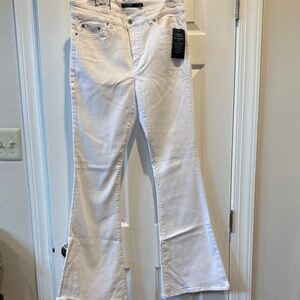 Polo Ralph Lauren Women's Cream Flare Pants